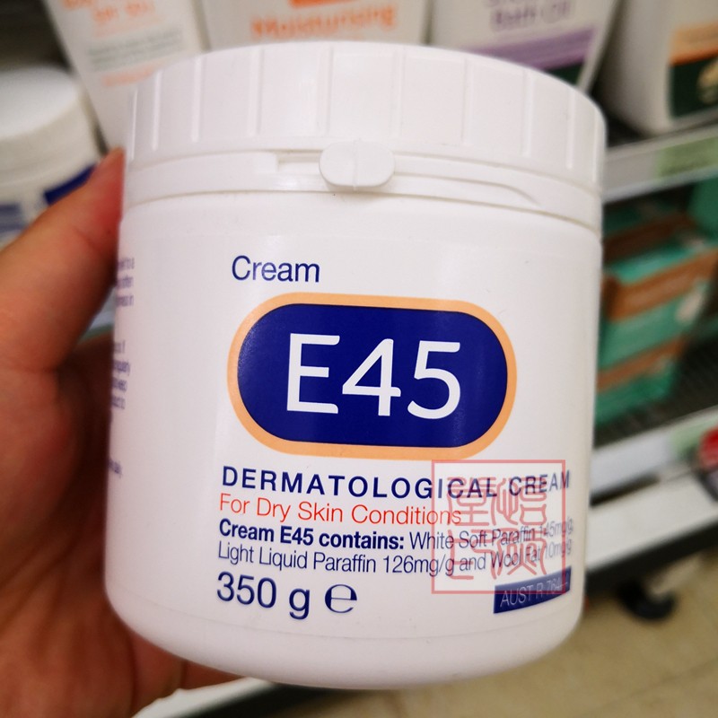 澳洲采购 E45 Moisturising Cream for Dry Skin and Eczema 350g