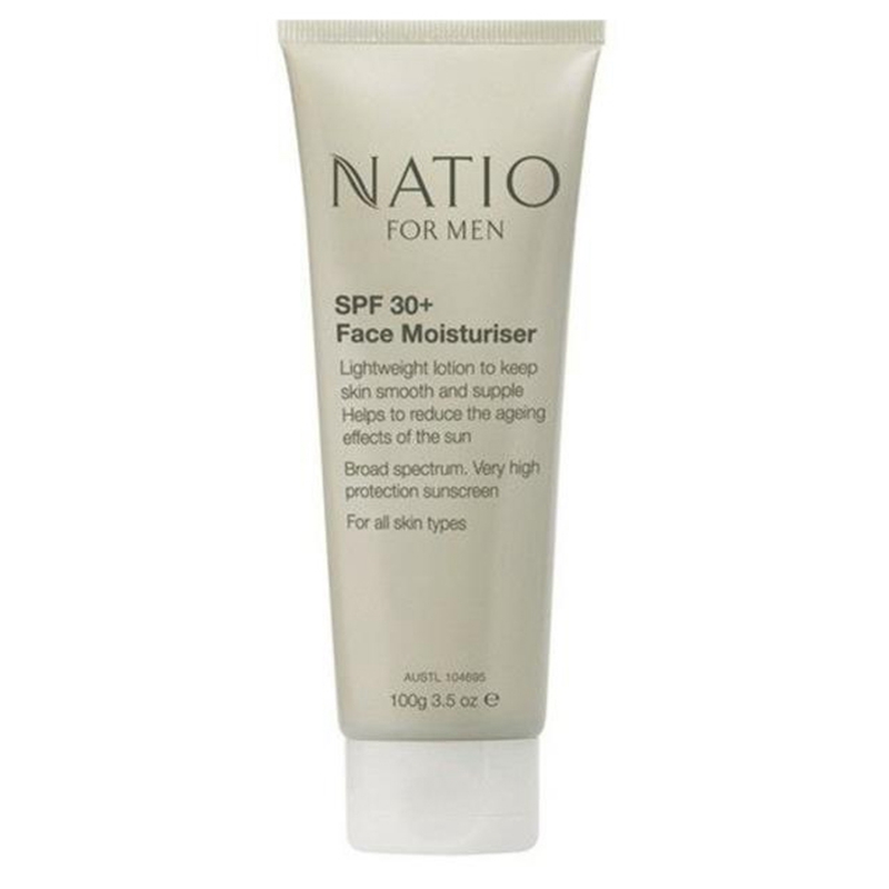 澳洲 Natio for Men SPF 30 Face Moisturiser 男士防晒乳霜 100g