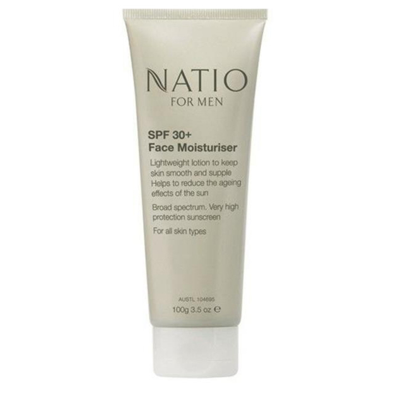 澳洲 Natio for Men SPF 30 Face Moisturiser男士防晒乳霜 100g