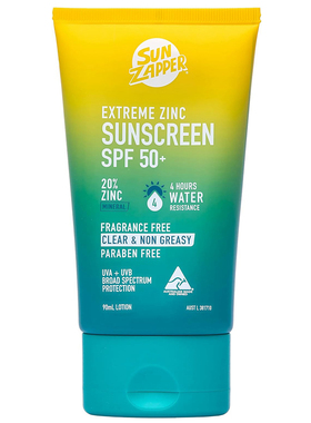 Sun Zapper Extreme Zinc Sunscreen Lotion 90mL 物理防晒霜澳洲