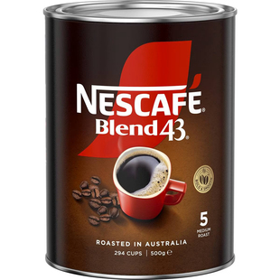 Nescafe Blend 43 Instant Coffee 500g 雀巢速溶咖啡 大罐装澳洲