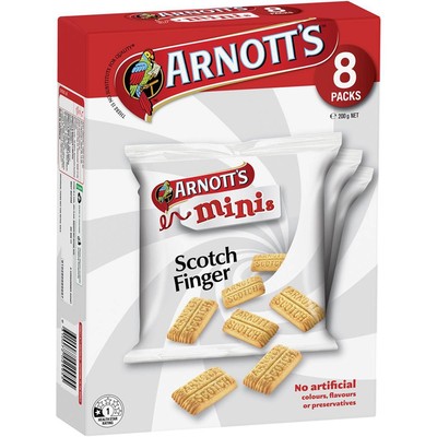 Arnott's Minis Biscuits Scotch Finger 8 Pack苏格兰手指饼200g