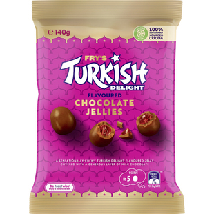 Cadbury Fry's Turkish Delight Milk Chocolate Bites巧克力140g