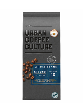 Coles Urban Coffee Culture Strong Beans  1kg 咖啡豆 澳洲代购