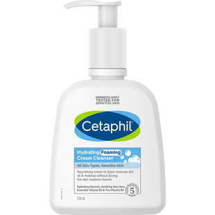 Cetaphil Hydrating Foaming Cream Cleanser补水泡沫洁面乳236ml