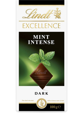 Lindt Excellence Dark Chocolate Mint Intense 100g 薄荷巧克力