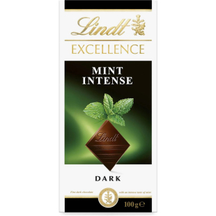 Lindt Excellence Dark Chocolate Mint Intense 100g 薄荷巧克力