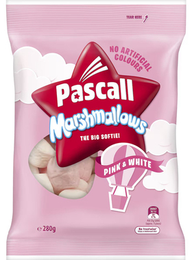 Pascall Marshmallows Pink & White 280g棉花糖粉色白色糖果澳洲