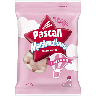 Pascall Marshmallows Pink & White 280g棉花糖粉色白色糖果澳洲