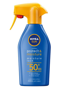NIVEA Sun Protect & Moisture SPF50+ Sunscreen防晒霜300ml澳洲