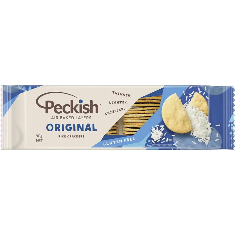 Peckish Rice Crackers Original 澳洲代购 原味米饼干 90g