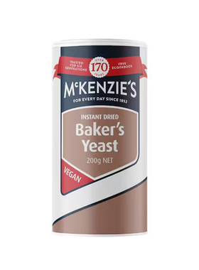 McKenzie's Vegan Instant Dried Baker's Yeast 200g 酵母粉澳洲