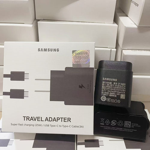 三星充电头25W原装充电器快充头A54 A55 A71 W22 W23 W24 S22 S20+ S21+ F53 Note20 25W超级快充原装头插头