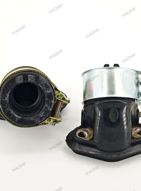 适用五羊本田小公主WH100GCC SCR喜悦优悦化油器接头口胶进气歧管