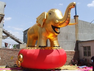 充气3米金象 卡通 拱门彩虹门 帐篷 婚庆用品 开业用品 奠基用