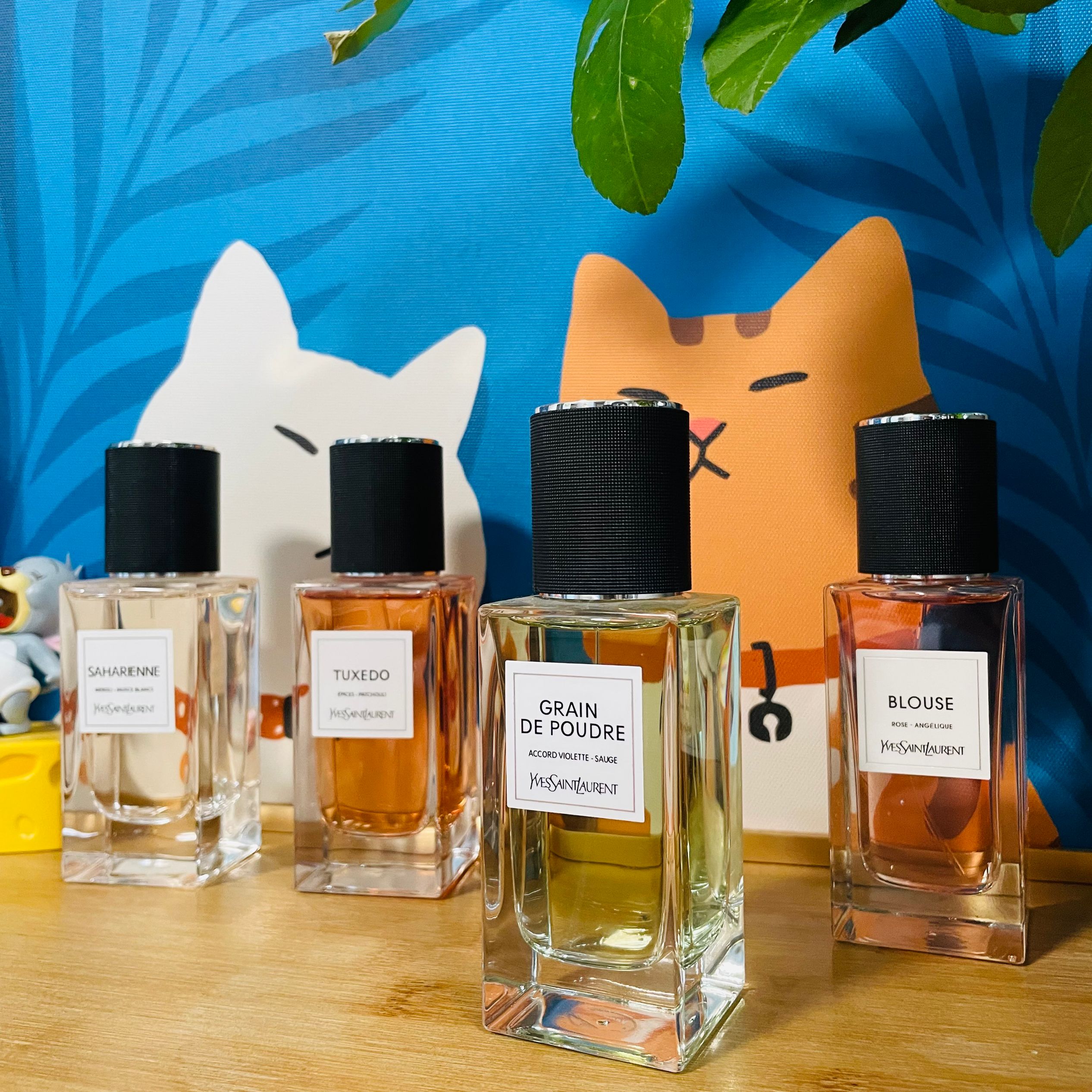 杨树林高定衣典长衫风衣西装吸烟装粒纹皮卡班狩猎香水小样