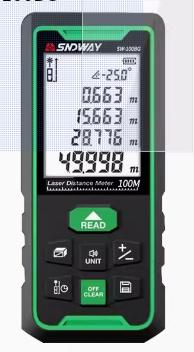 适用深达威激光测距仪SW-100BG钢化膜防爆膜护眼膜屏幕保护膜软膜防刮高清膜