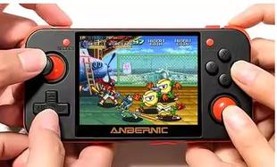 适用周哥开源掌机RG350M钢化膜防爆膜护眼膜屏幕保护膜软膜防刮高清膜