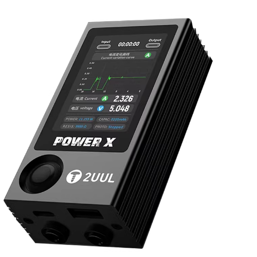 适用于2uul POWER X电源伴侣USB电流检测主板钢化膜防爆膜护眼膜屏幕保护膜软膜防刮高清膜