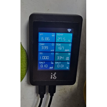 适用诗墨科技M485多功能鱼缸水质检测器钢化膜防爆膜护眼膜屏幕保护膜软膜防刮高清膜