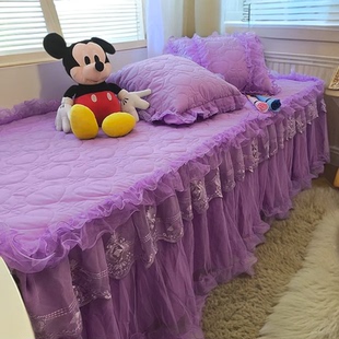 飘窗垫套罩公主风蕾丝窗台垫防滑夹棉榻榻米通用阳台铺垫万能盖布