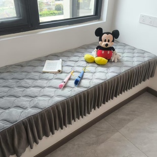 宝宝绒飘窗垫套罩加厚窗台垫夹棉防滑榻榻米通用阳台铺垫万能盖布