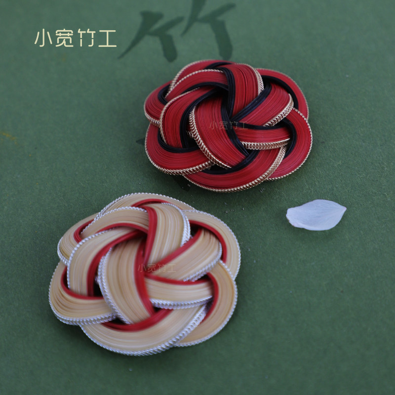 小宽竹工 花好月圆升级 竹编胸针银胸针非遗胸花国风小众首饰礼物,饰品/流行首饰/时尚饰品新,胸针,淘宝优惠券,粉丝福利购,淘宝优惠卷