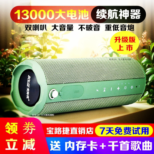 13000毫安超长播放双喇叭大音量