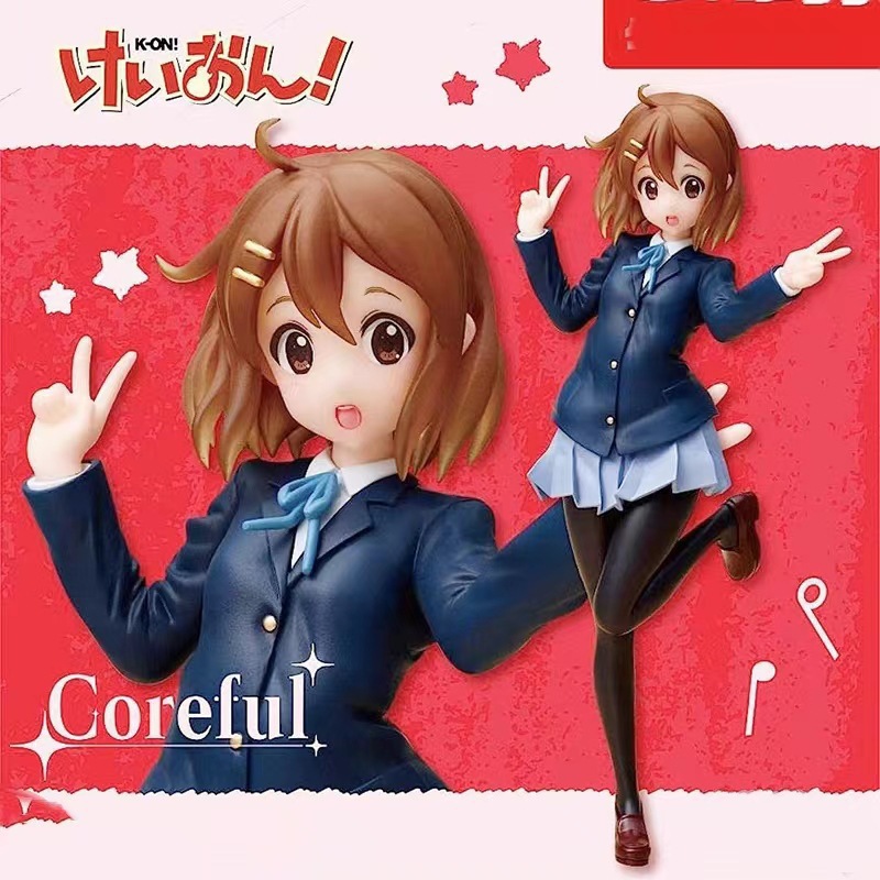 轻音少女 Coreful 手办 校服 平泽唯 秋山澪 中野梓制服模型手办