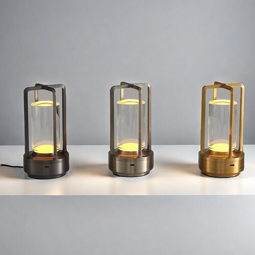 LED跨境充电餐厅桌装饰台灯创意