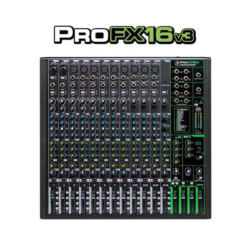 二手美国美奇RunningMan ProFX16v3带效果直播录音会议室调音台
