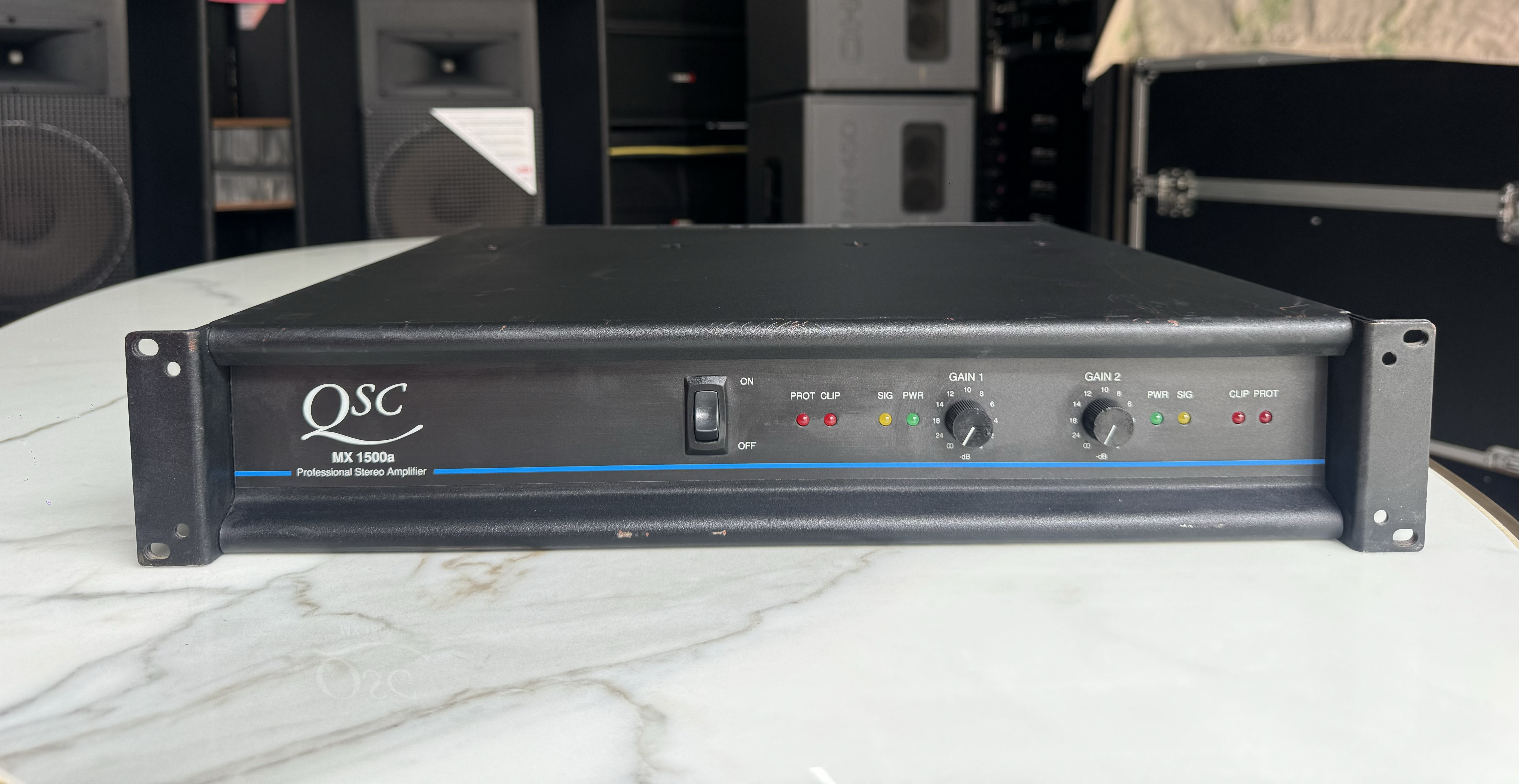 二手美国原装进口QSC MX1500a大功率后级功放