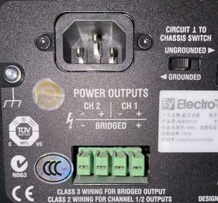 EV功放音频输出端口 二芯端子 凤凰头 POWER OUTPUTS 插音箱 单个