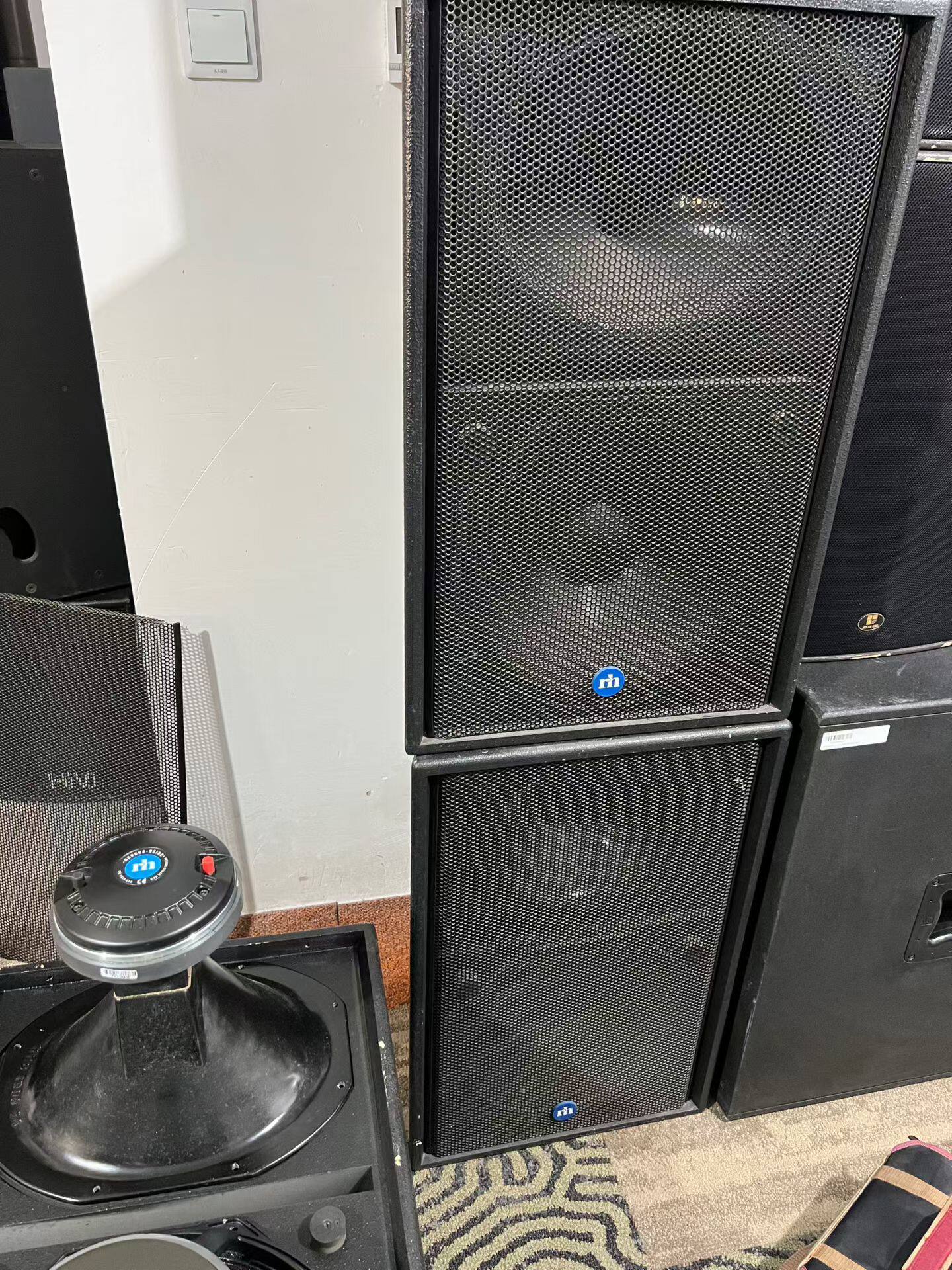 二手进口美国原装RH Renkus-Heinz PNX151T/6A专业单15寸舞台音箱