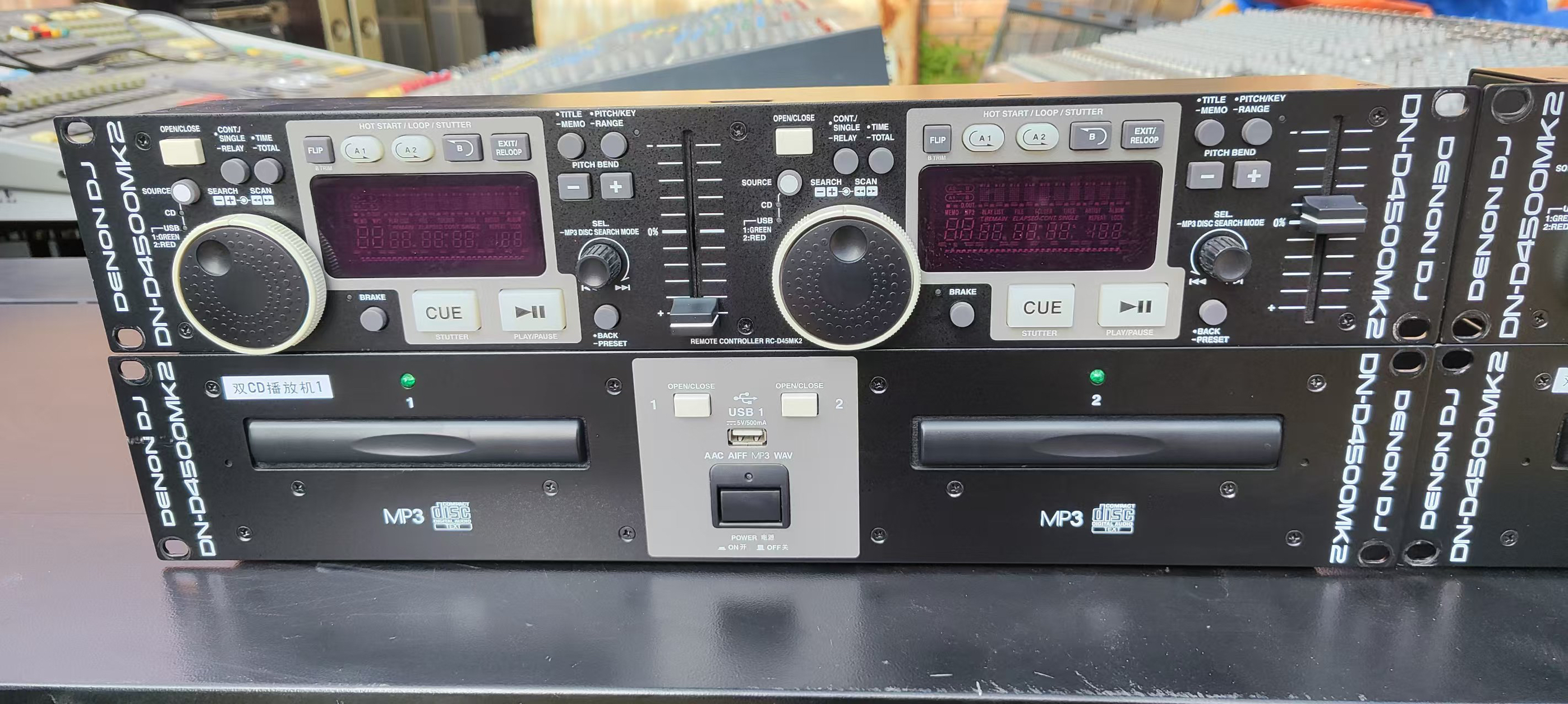 二手原装日本DENON/天龙DN-D4500MK2二代双CD DJ打碟机