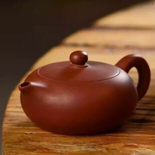 【佘海标凤雏壶】潮州手拉壶功夫茶壶紫砂壶朱泥泡茶壶小茶壶家用