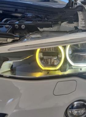 适用于14-17款宝马X3 X4 F25 F26 高配LED款日行灯导光圈天使眼