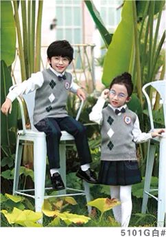 幼儿园园服秋季毛衣马甲套装时尚校服/园服