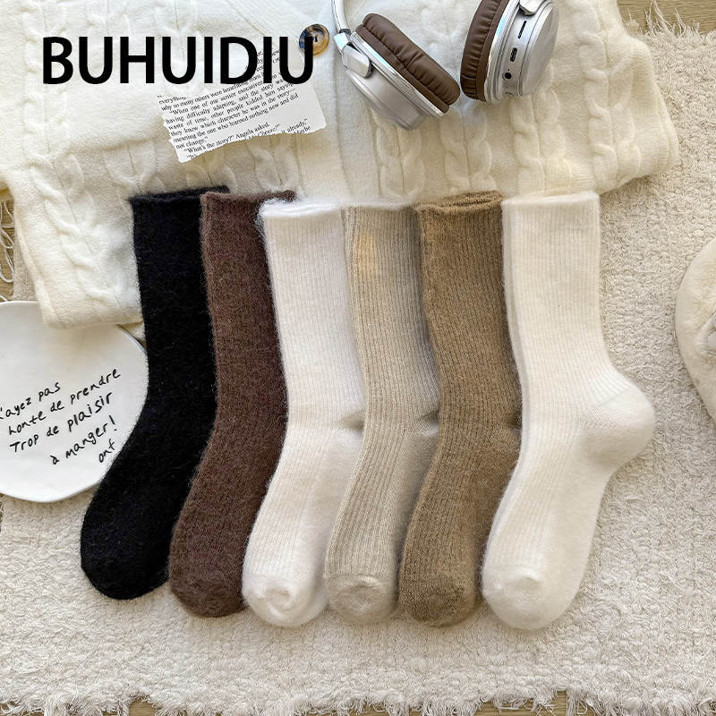 秋冬堆堆袜女保暖美拉德毛绒中筒