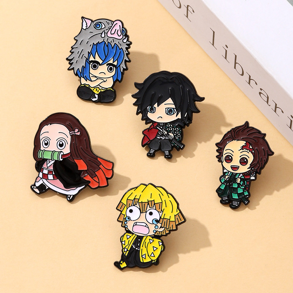 动漫卡通可爱徽章别针防走光扣收腰神器合金饰品配饰鬼灭之刃系列,饰品/流行首饰/时尚饰品新,胸针,淘宝优惠券,粉丝福利购,淘宝优惠卷
