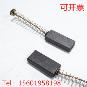 。碳刷5*10*22mm 弹簧碳刷 直流电机碳刷 发电机碳刷 离合器碳刷