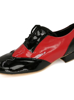 专业纯手工ArgentinaTangoShoes 硬牛皮底男士阿根廷探戈舞鞋