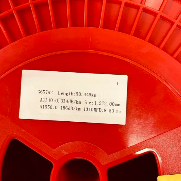 单模裸光纤G657A2纤芯50KM/盘