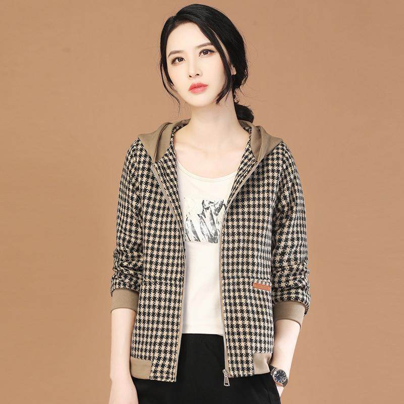 加绒2026年秋冬季连帽卫衣女新款宽松时尚潮ins百搭外套女上衣女,女装/女士精品,常规大码外套,淘宝优惠券,粉丝福利购,淘宝优惠卷