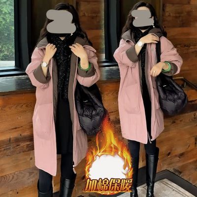 双面穿冬季新款女学生棉服女宽松BF韩版学院风保暖棉衣棉袄外套女
