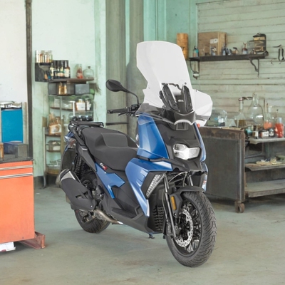 BMWC400X摩托车尾箱后货架风挡