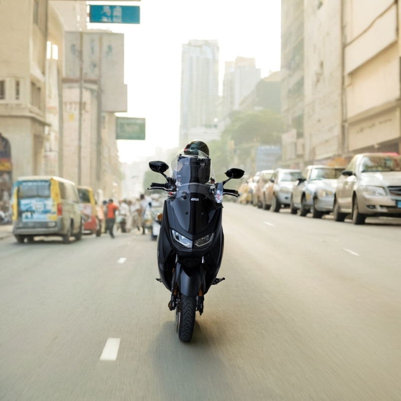 雅马哈NMax155加高风挡尾箱20-21