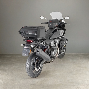 意大利GIVI哈雷泛美1250改装加高风挡护杠尾箱架铝箱三箱油箱包环