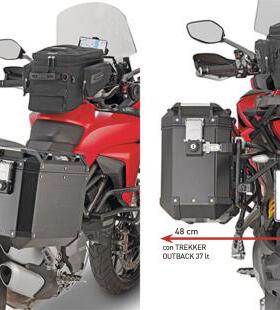 GIVI杜卡迪Ducati MTS1260S边箱铝合金边箱支架新款MTS950S边箱