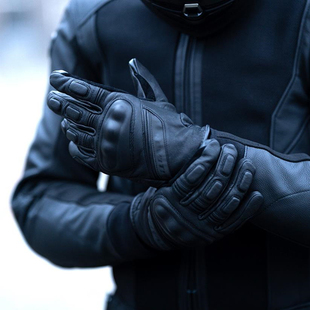 H2O拳击手2摩托车骑士手套哈雷复古女款冬季骑行手套防水保暖